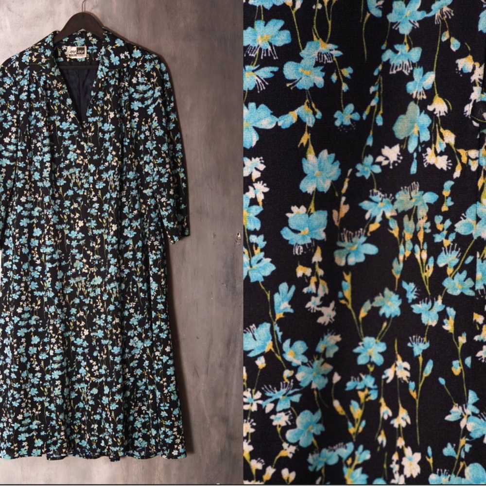 Cute Vintage 1980's does 40's dress XL